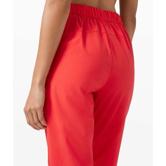 Lululemon Your True Trouser High Rise Crop, Carnation Red, Sz 6, EUC - Picture 7 of 10